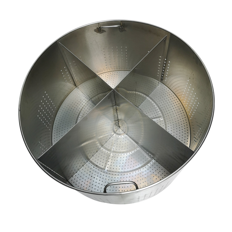 商用煮面炉活动内隔桶隔渣篮内胆分格板卤虾桶内胆卤水锅配件 45#适合