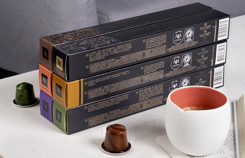 胶囊咖啡 全明星咖啡胶囊套装 瑞士原装进口 意式浓缩黑咖啡胶囊 全