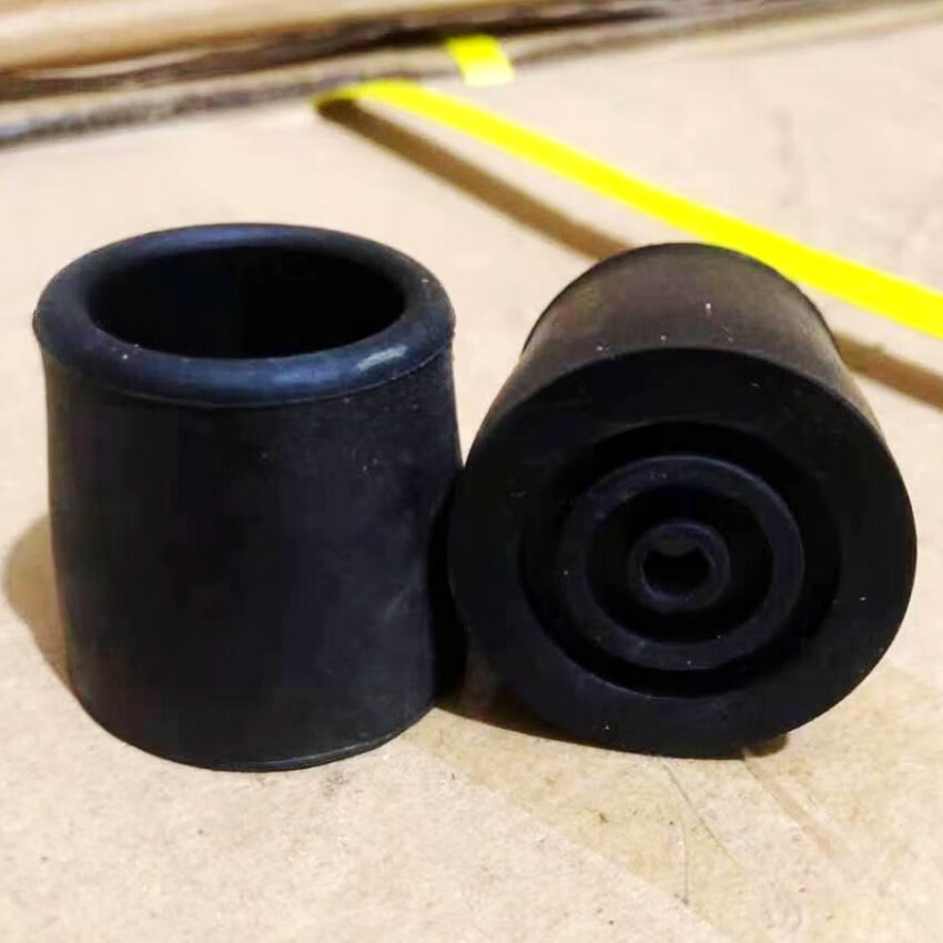 老人拐杖四脚垫脚套配件凳木肘拐棍防滑垫橡胶头登山杖胶套耐磨 19mm