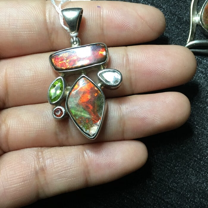 微韵 加拿大korit e斑彩石吊坠 斑彩螺 黑色 15毫米【图片 价格 品牌