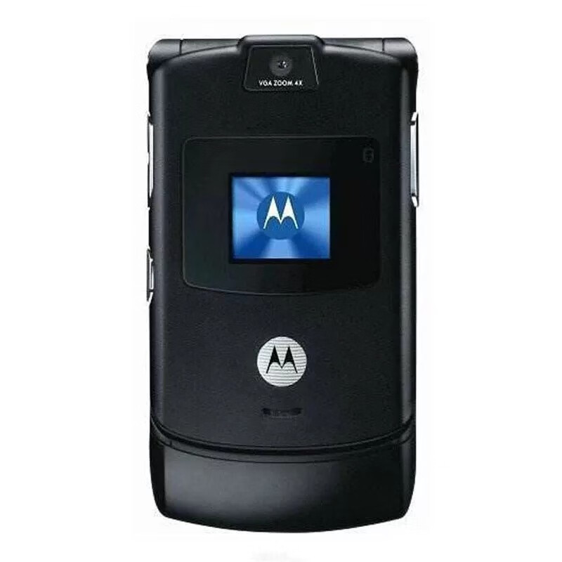 motorola/摩托罗拉 v3ie老款经典怀旧翻盖三网通备用老人按键手机 v3