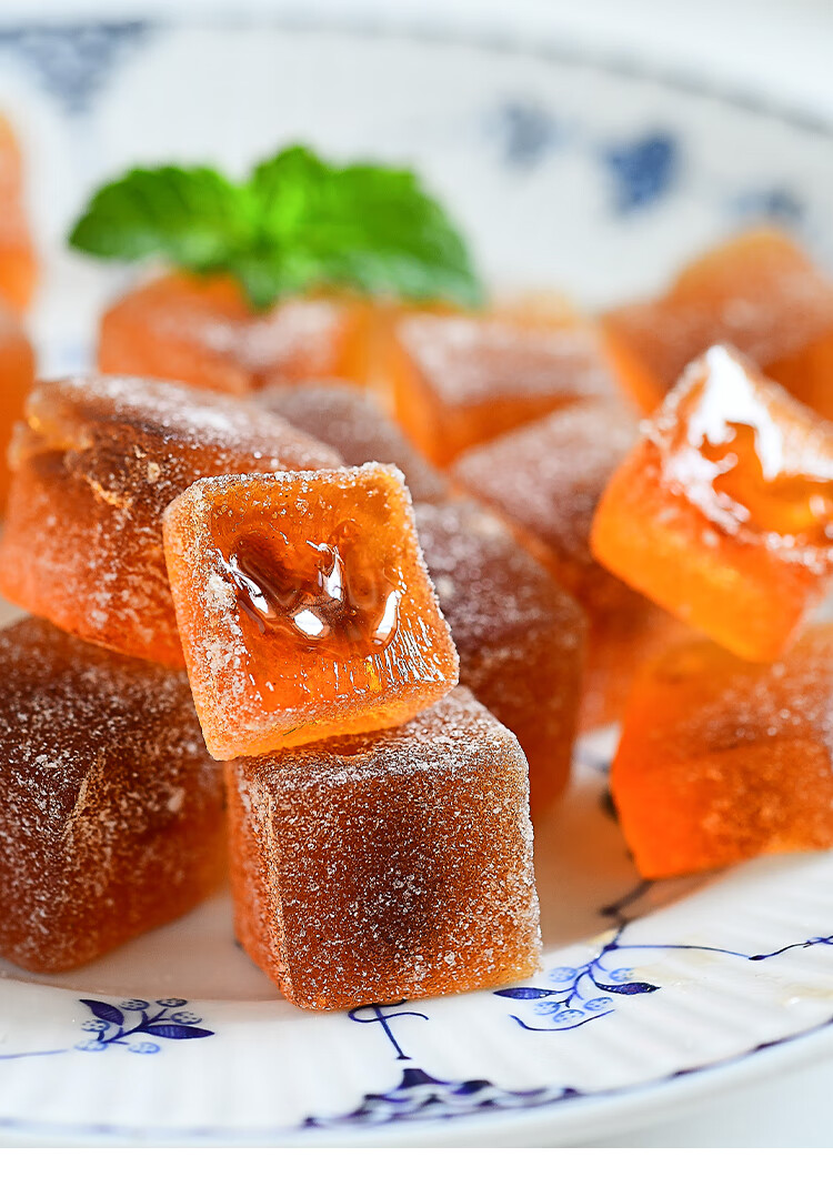 爆浆陈皮糖夹心软糖酸甜可口解腻果汁糖喜糖网红休闲零食 爆浆冰糖