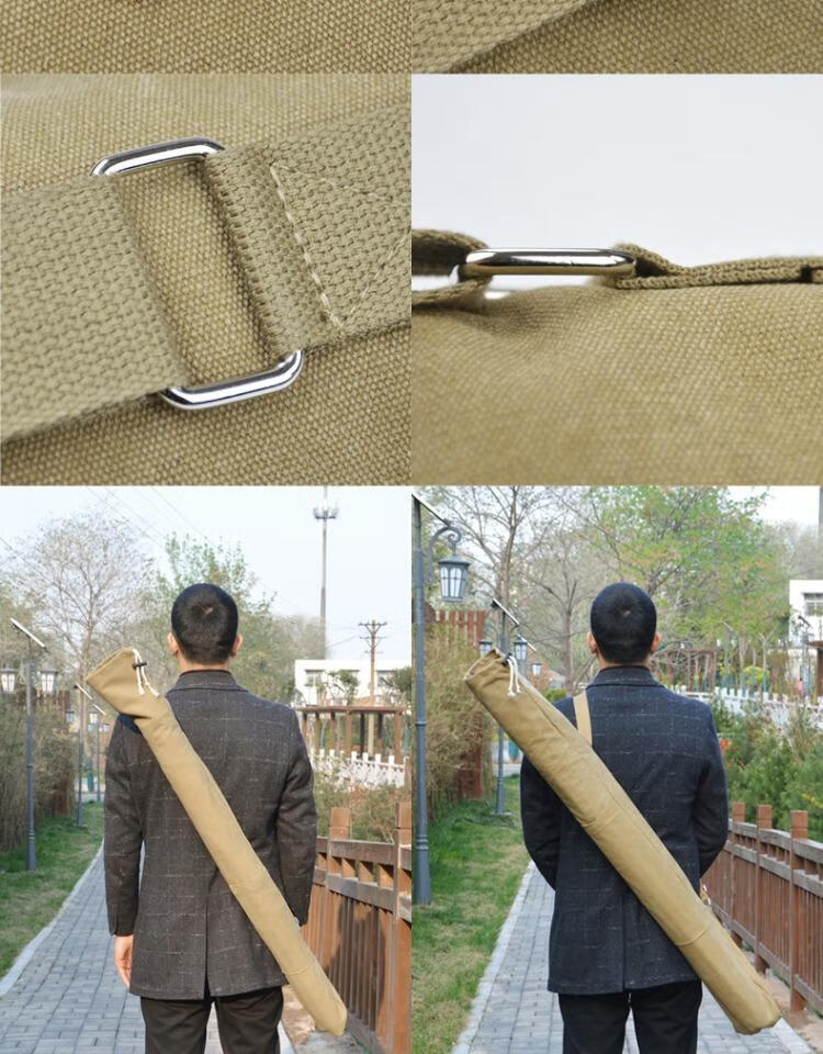 帆布渔具包钓鱼伞包手杖伞包鱼竿包钓鱼包渔具包鱼包斜挎包鱼竿包 长