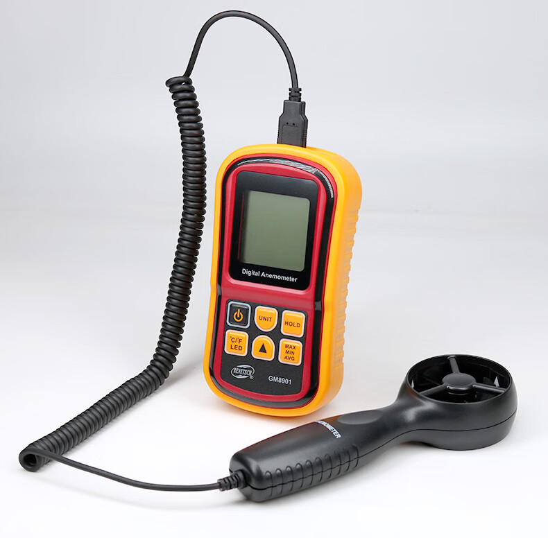 定制gm8901数字风速仪高精度工业测风表便携式风速计风温计风力gm8901