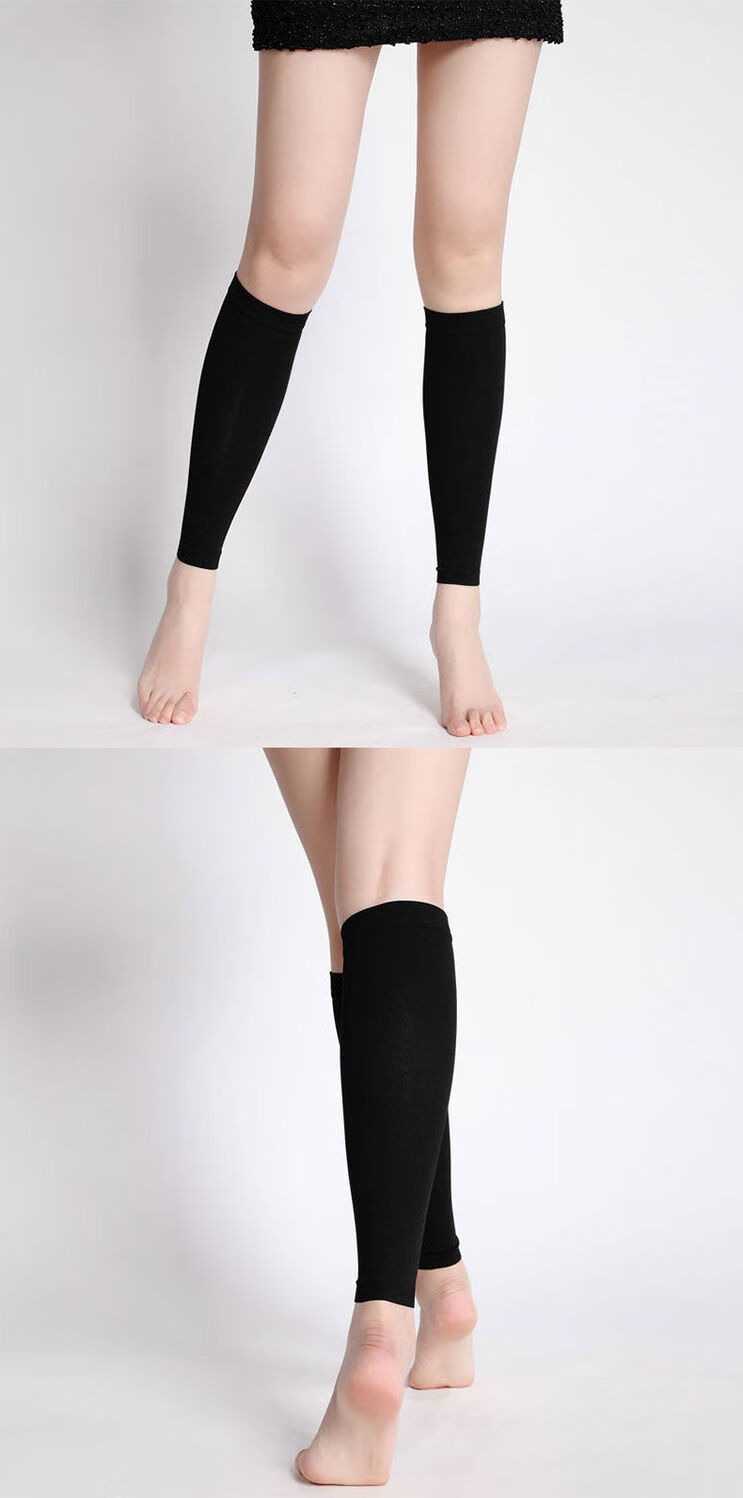 汁寒磐静脉曲张袜弹力中筒袜小腿男女款术后血栓压力袜套中筒袜套肤色