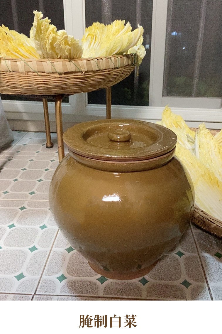 油桶食用油陶瓷装猪油罐子带盖老式厨房家用放猪油罐油盐坛子大号容器