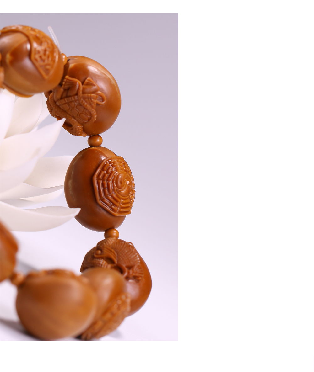 苏魅儿 苏工 四象八卦 橄榄核雕2.