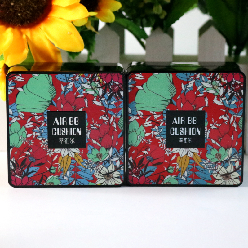 遮瑕粉底萃汇尔小蘑菇头气垫粉底液遮保湿瑕隔离持久提亮肤色网红自然