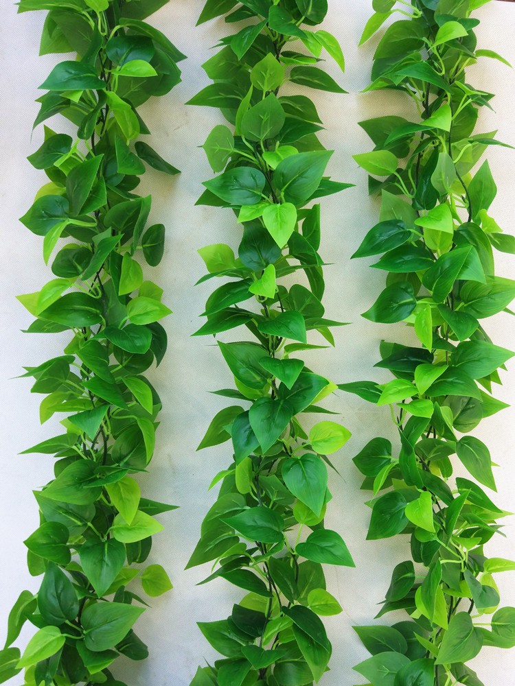 仿真绿萝藤蔓塑料花藤仿真藤条植物假绿萝叶子装饰室内电线美化塑料