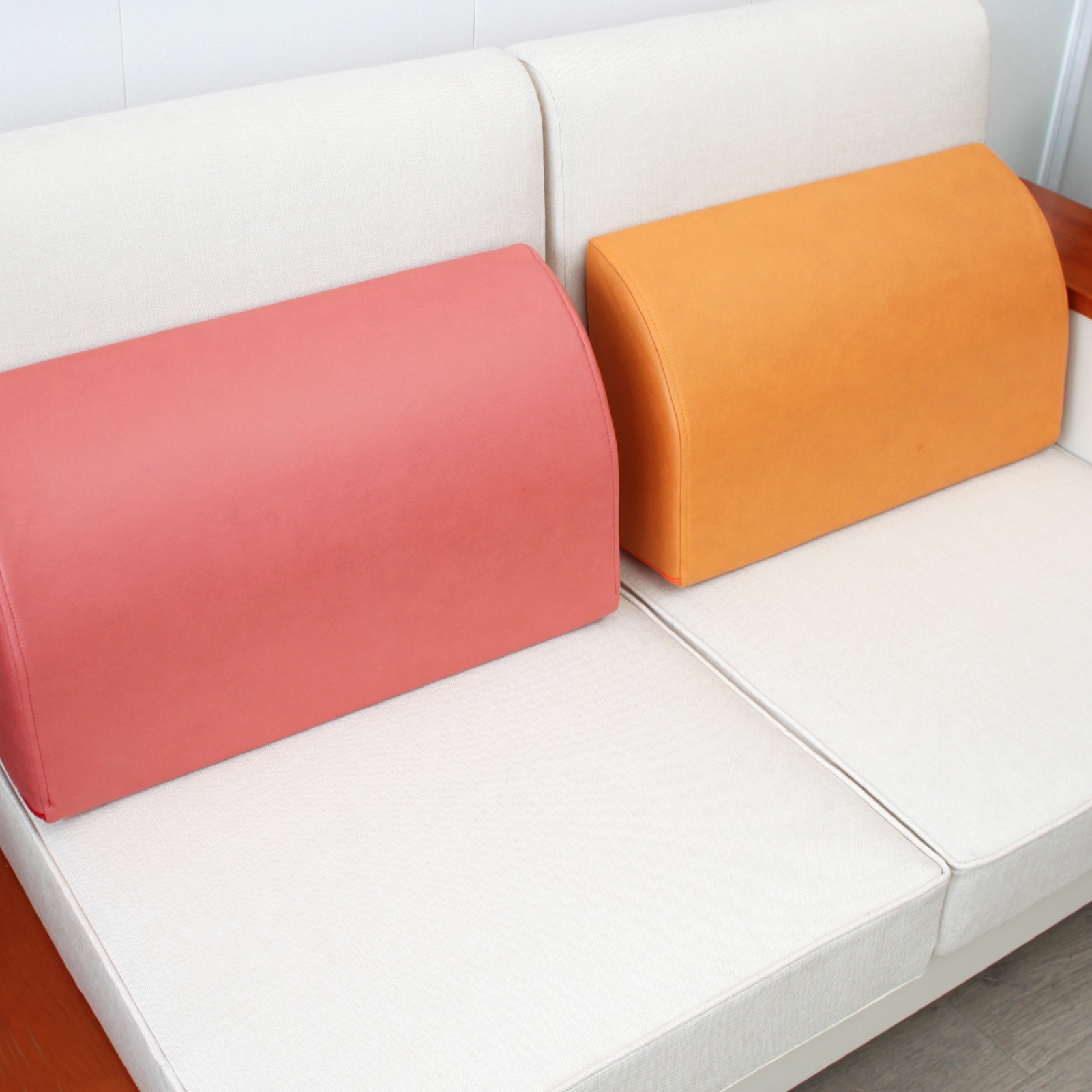 梵匣沙发腰枕客厅靠垫办公椅靠枕腰垫海绵大靠背床上靠枕床头靠垫长条