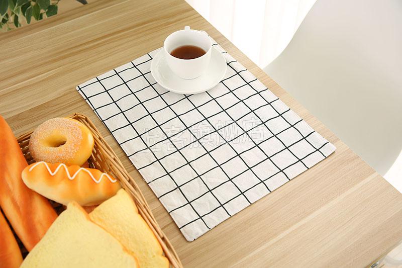 餐垫小学生40x60小学生餐垫ins风日式儿童一年级布垫杯垫布艺防烫隔热