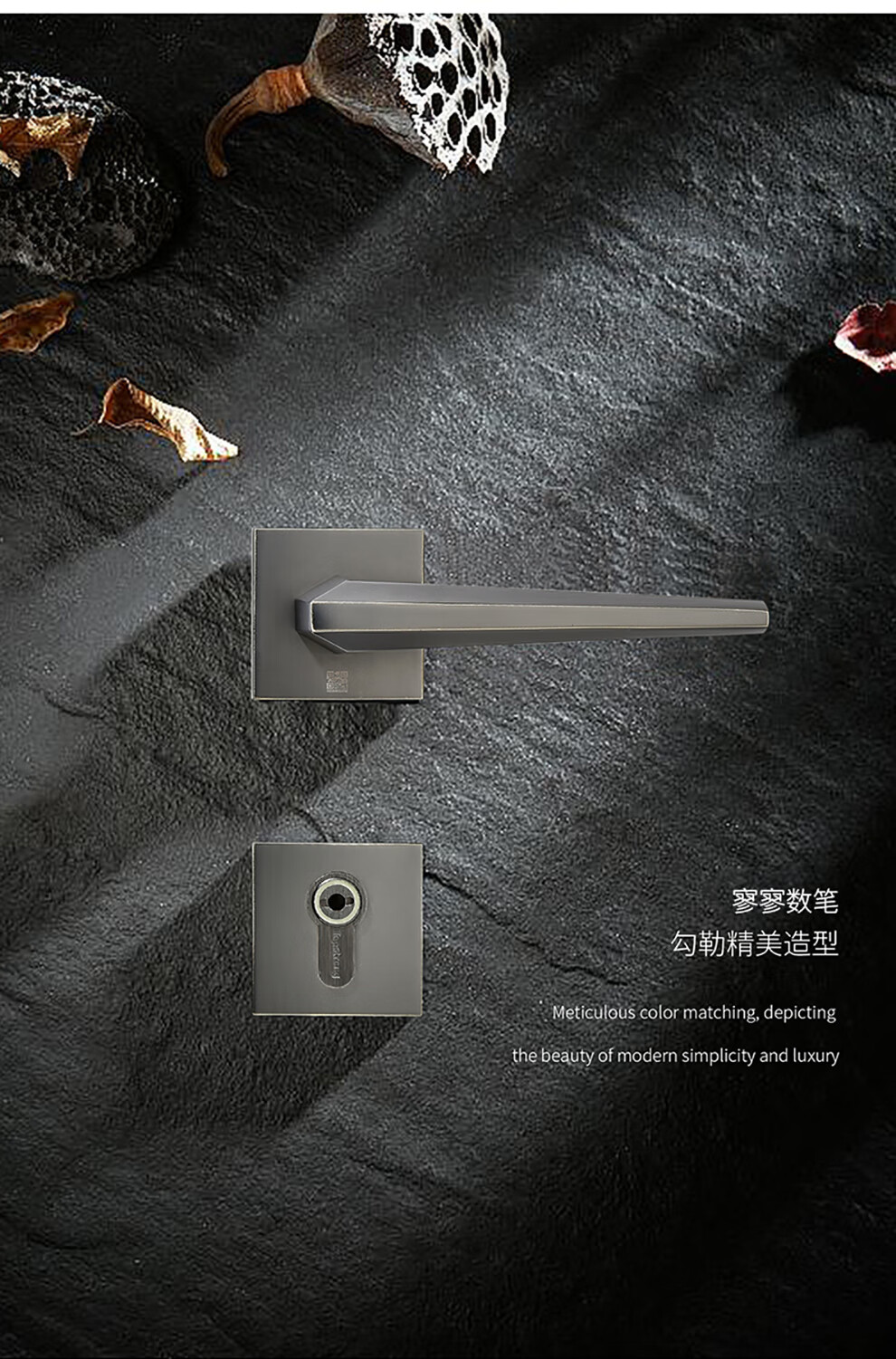 顶固门锁室内卧室分体房门锁卫生间实木门把手静音锁具家用晶致系列