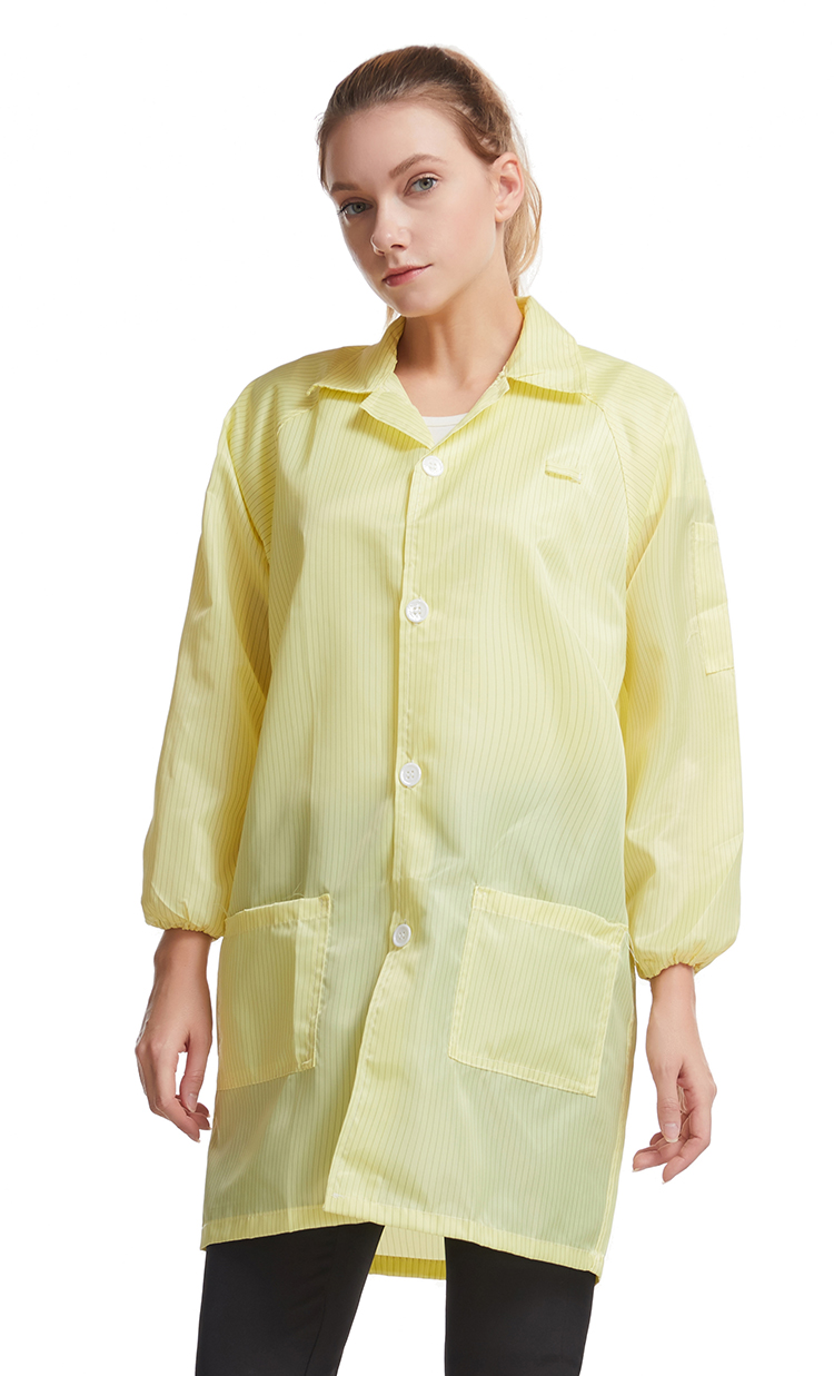 静电衣大褂防静电服工作服蓝色白色无尘服无尘衣男女静电衣服白色大褂