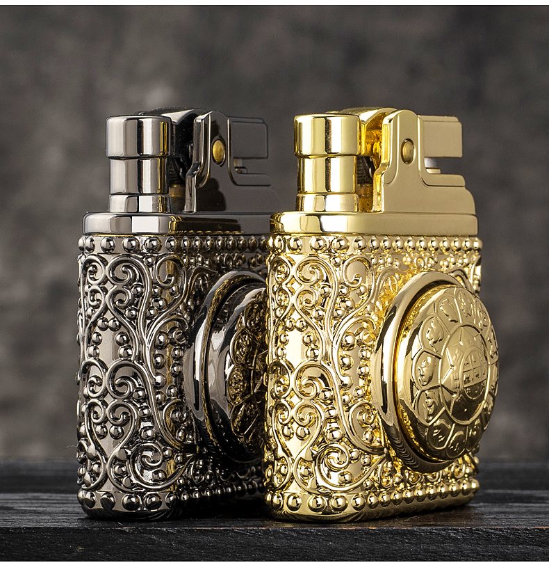 佐罗煤油打火机磕头按压式点火创意个性潮解压神器转运可盘玩礼物男 