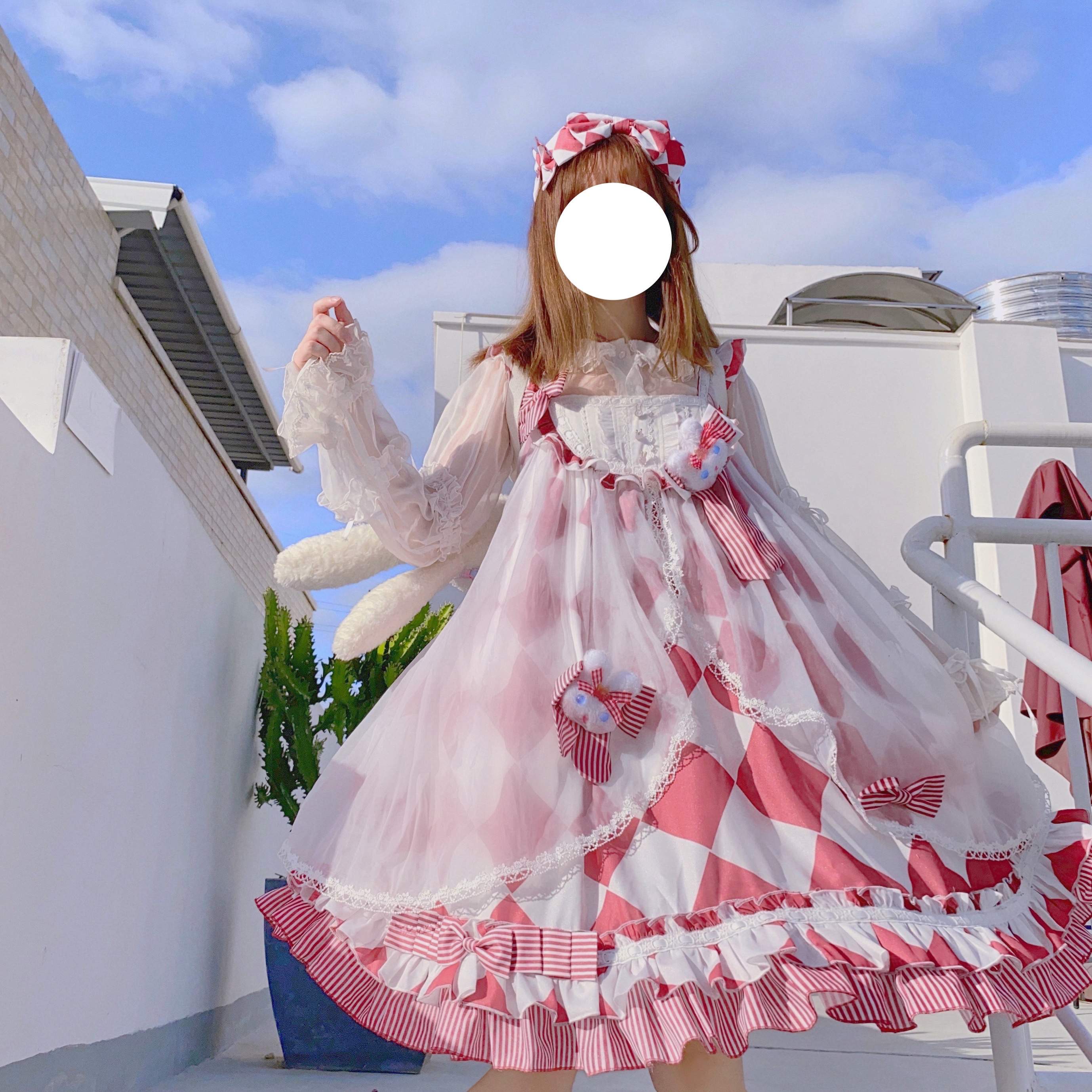 正版兔子爱丽丝jsklolita裙洛丽塔洋装甜系可爱吊带连衣裙夏全款限量