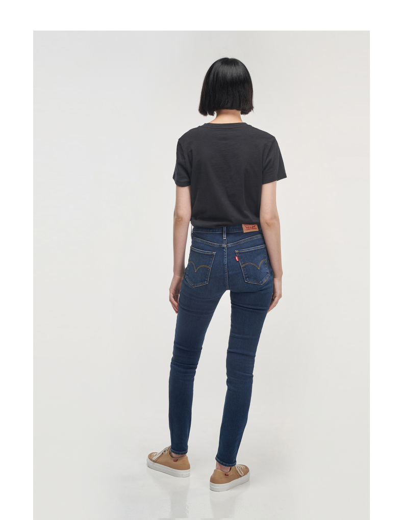 levis秋冬系列女士李维斯721超高腰紧身加厚牛仔裤188820487蓝色2728