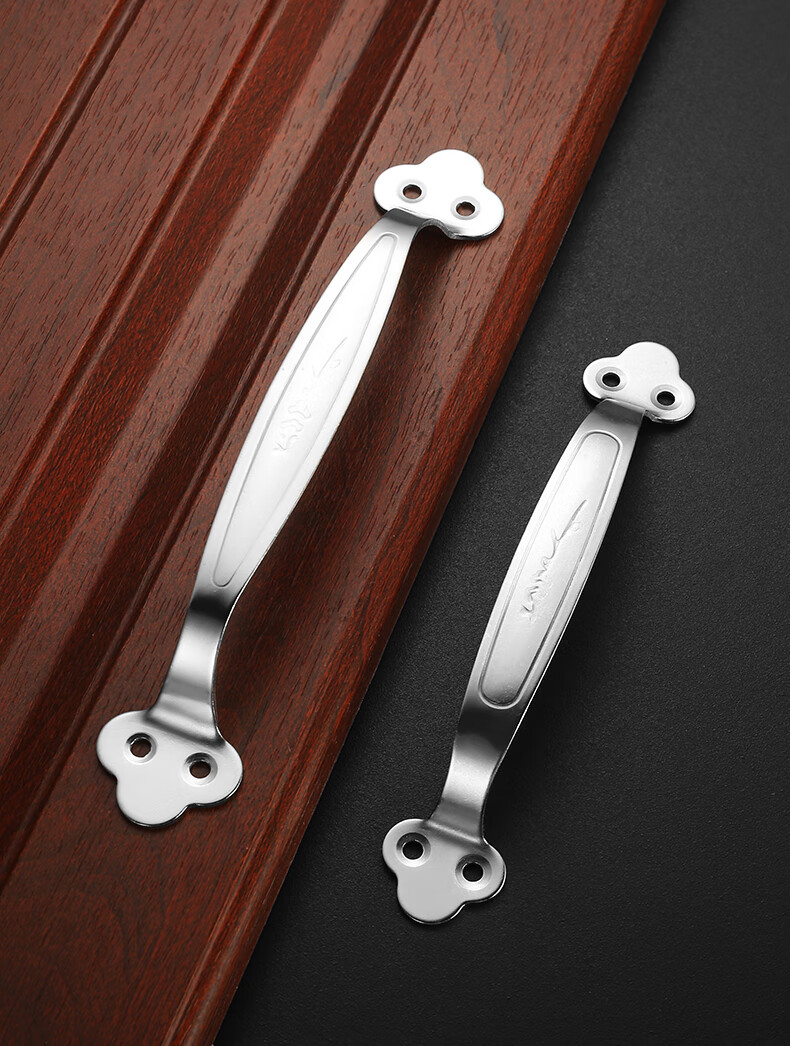 加厚不锈钢拉手柜门衣柜简易门把手抽屉把手大木门老式手柄门拉手 特