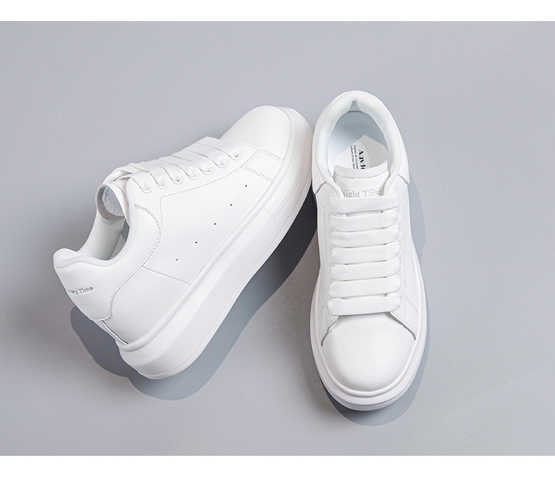 奥古狮登小白鞋女2022新款韩版内增高厚底百搭设计时尚潮流板鞋女