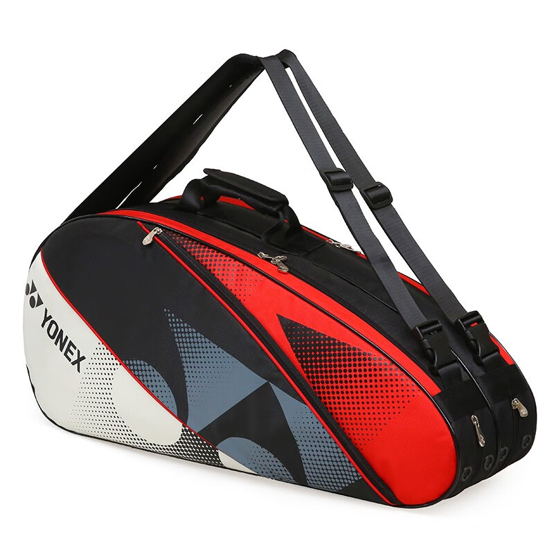 新款羽毛球包单肩背6只装双肩背加厚男女款yy羽毛球拍包 2158紫色