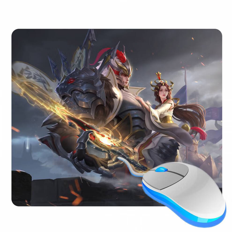 出极 王者荣耀鼠标垫 动漫鼠标垫来图定制王者荣耀二次元电竞游戏锁边