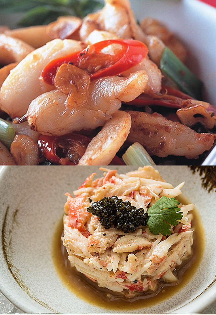 辉导 蟹钳肉冰冻蟹腿肉生鲜梭子蟹冷冻蟹脚肉螃蟹肉火锅食材200克