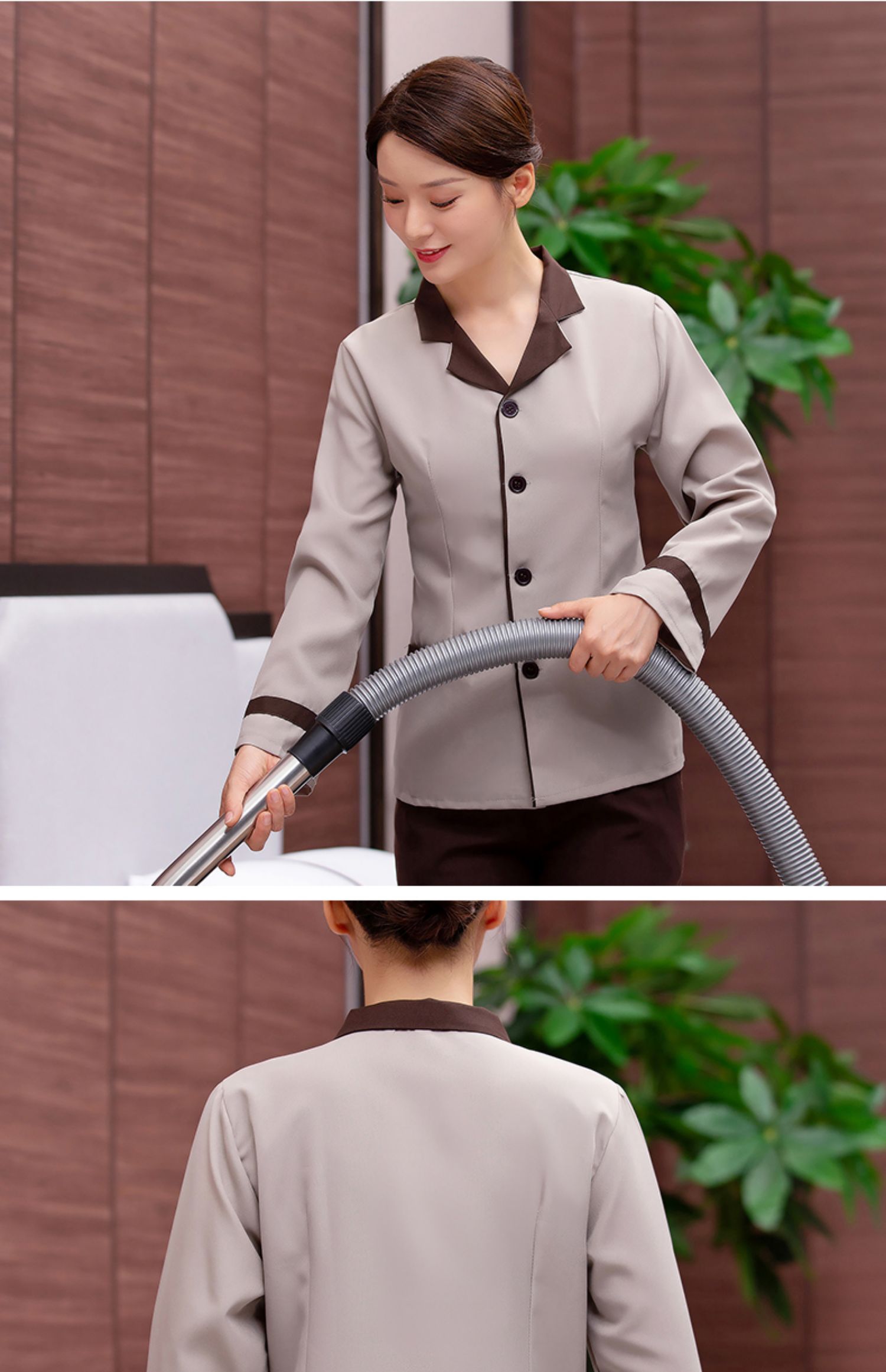 保洁工作服短袖物业大楼清洁工装阿姨医院商场宾馆饭店保洁长袖套奥义