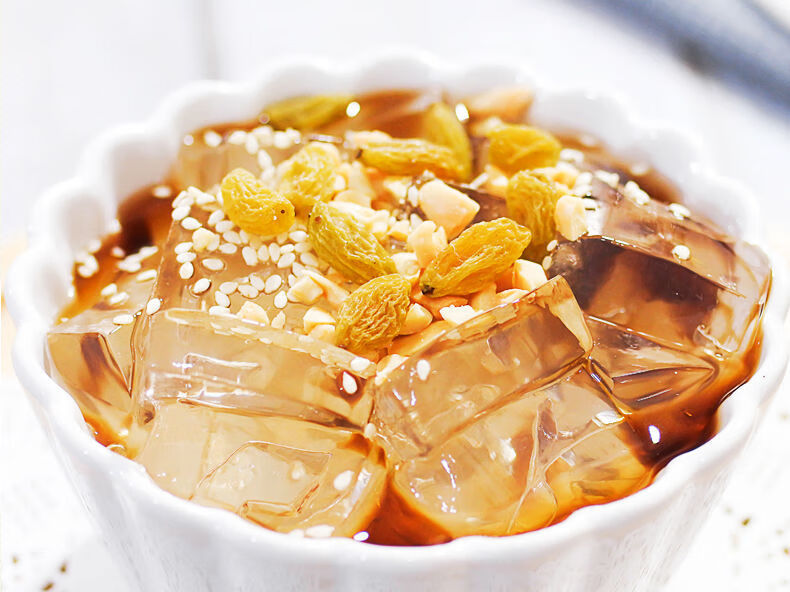 兑5斤水/袋冰粉粉原味配料正宗摆摊商用冰凉粉粉凉粉 冰粉粉1袋【图片