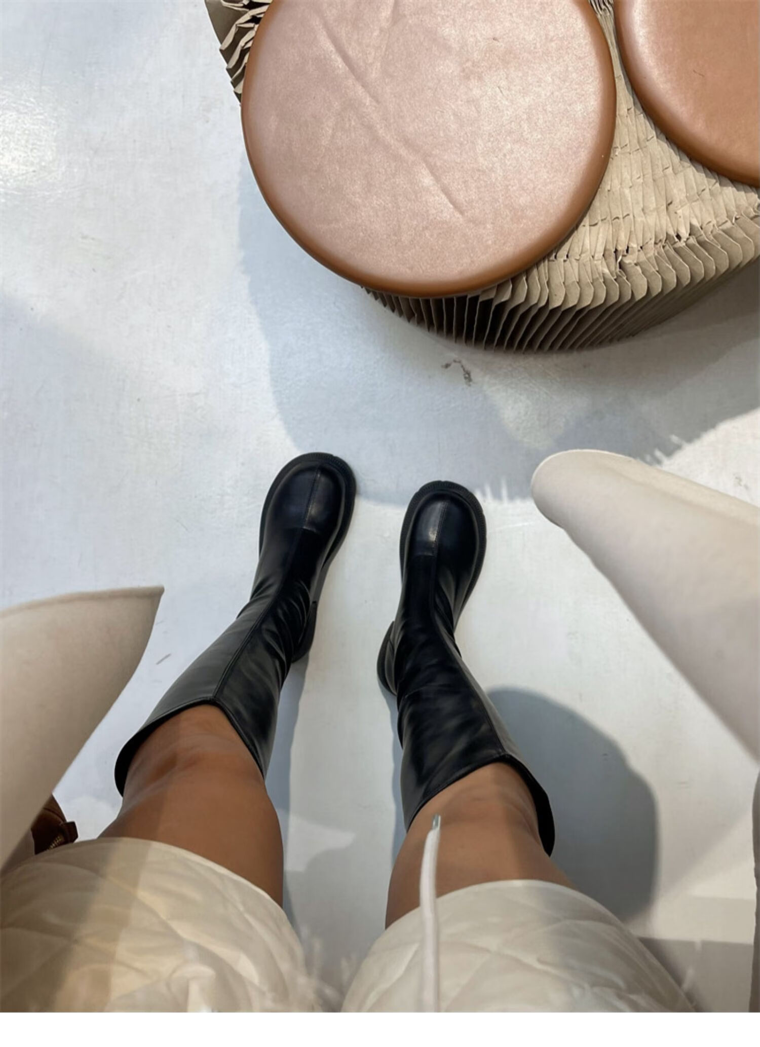 长筒靴腿粗加肥加大码长靴胖mm大腿围女靴小腿粗宽筒女靴加大筒围