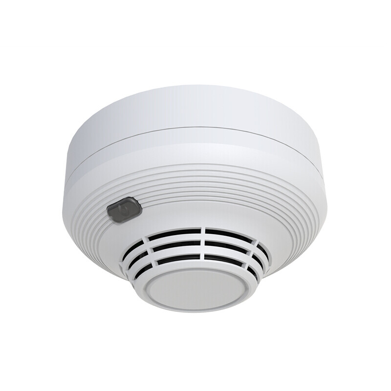 利安无线烟感器烟雾报警器用烟杆火灾光电烟雾感应探测器控制主机 gsm