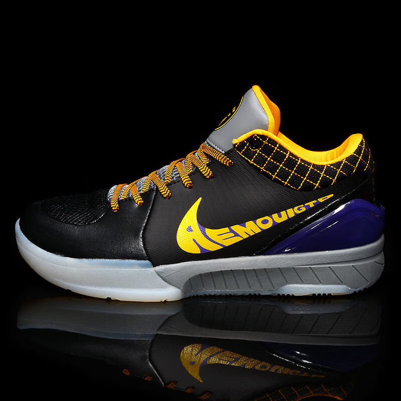 科比曼巴精神涂鸦白金美国队5战靴4代低帮耐磨实战季后赛男篮球鞋