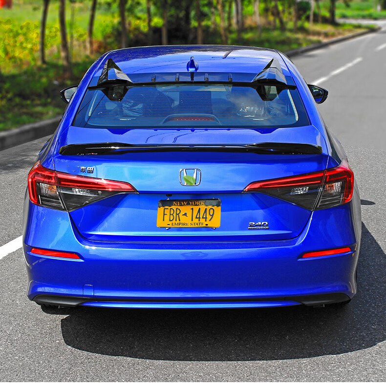 22款十一代思域原厂尾翼22款十一代思域尾翼改装免打孔顶翼型格11代