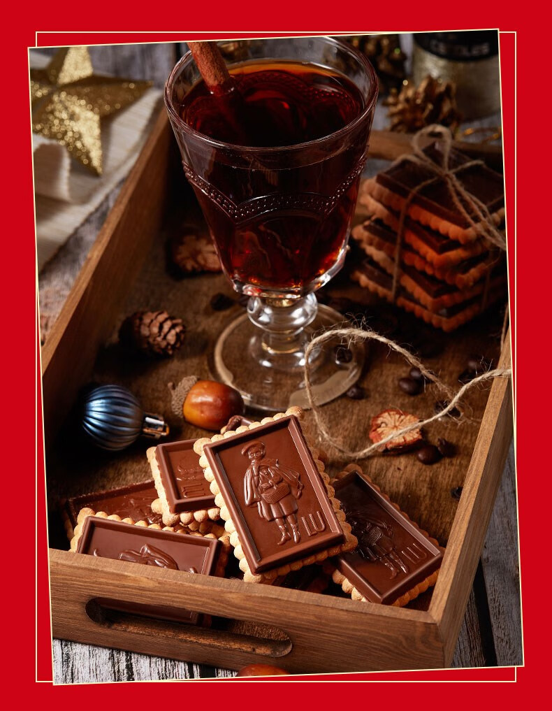 可钦法国进口lu怡小王子牛奶黑巧克力饼干150g/盒早餐休闲零食 牛奶