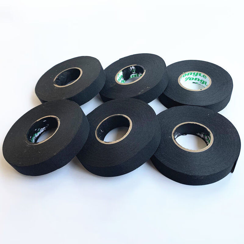 预售电工胶带绝缘胶布涤纶布线束胶布耐高温电工胶布基绒布胶带一等品