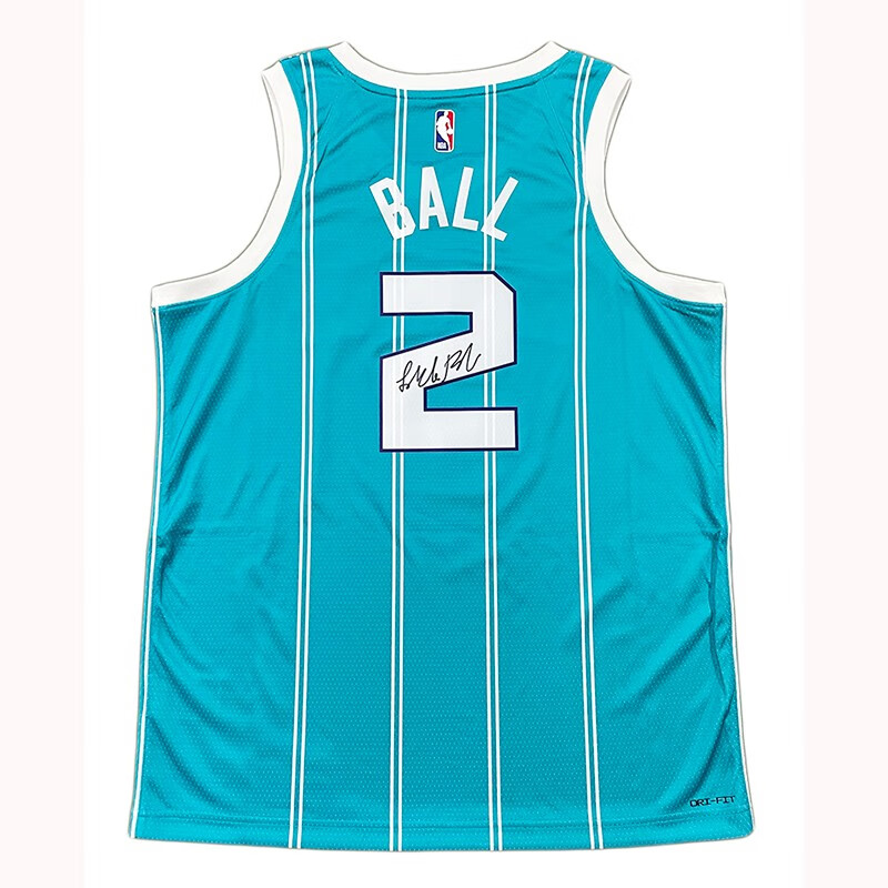 拉梅洛鲍尔签名球衣 黄蜂队 三球 带证书 相框裱框 不易流行 收藏