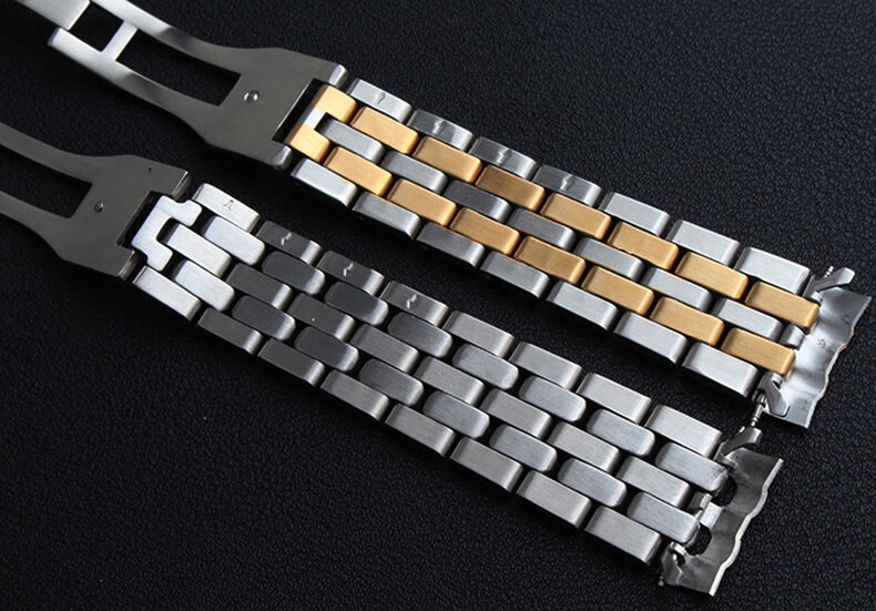 梅花手表表带原装 titoni梅花表带宇宙系列钢带男777/sy精钢手表带