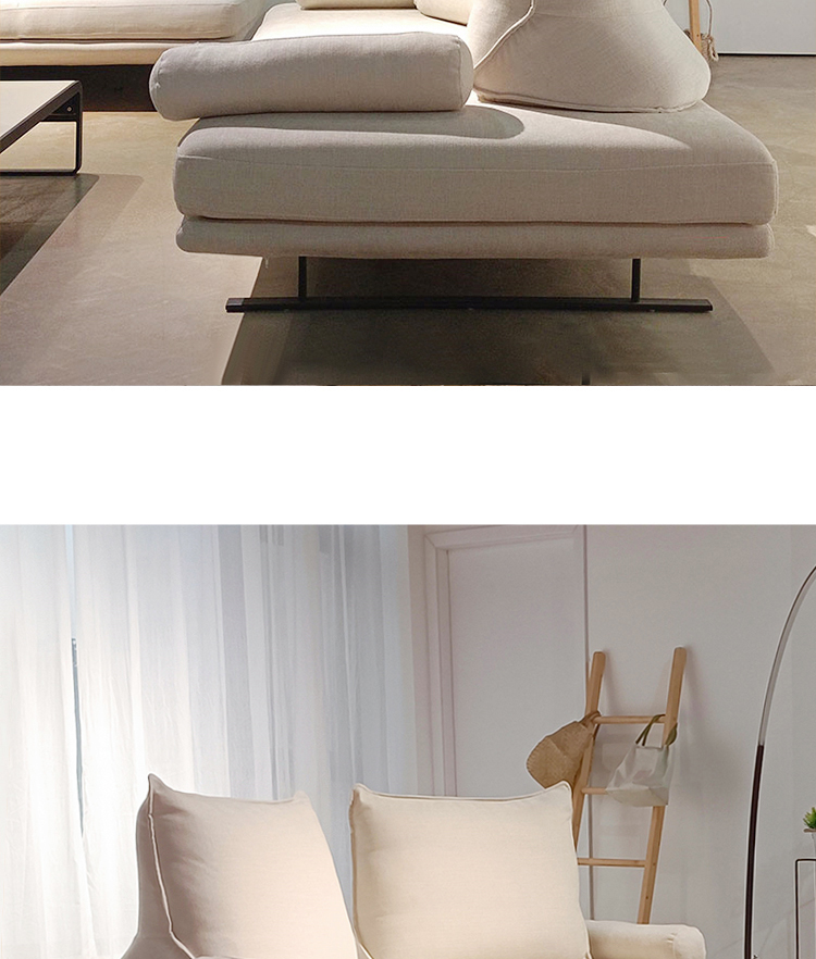 prado布艺沙发沙发ligneroset写意空间法国prado北欧小户型简约客厅