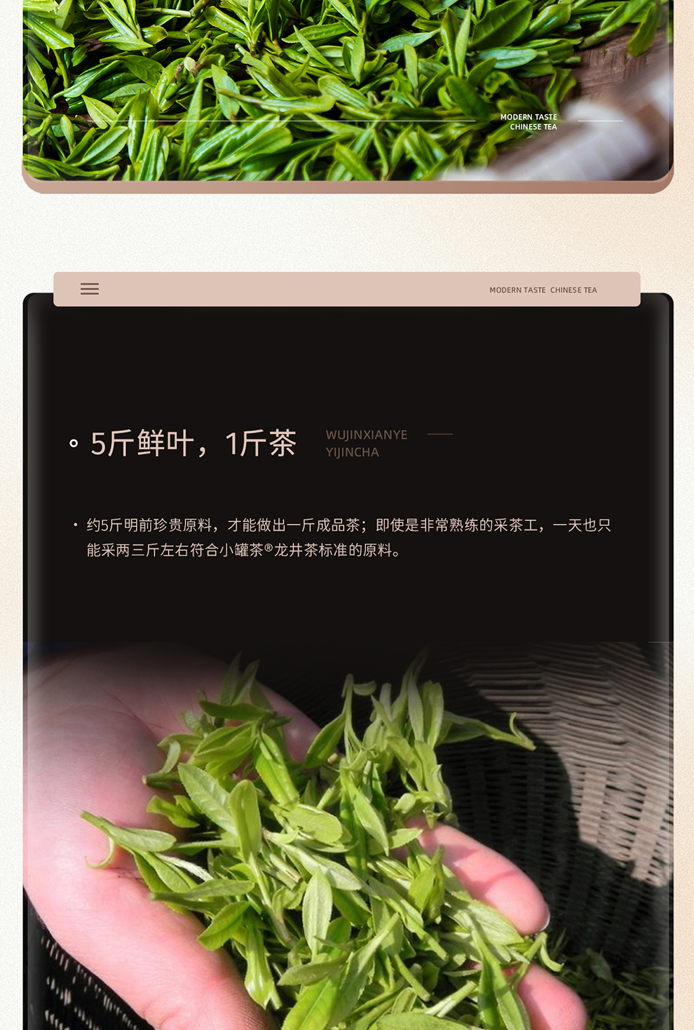 小罐茶春茶特級明前龍井 盧江梅大師監製金罐特級綠