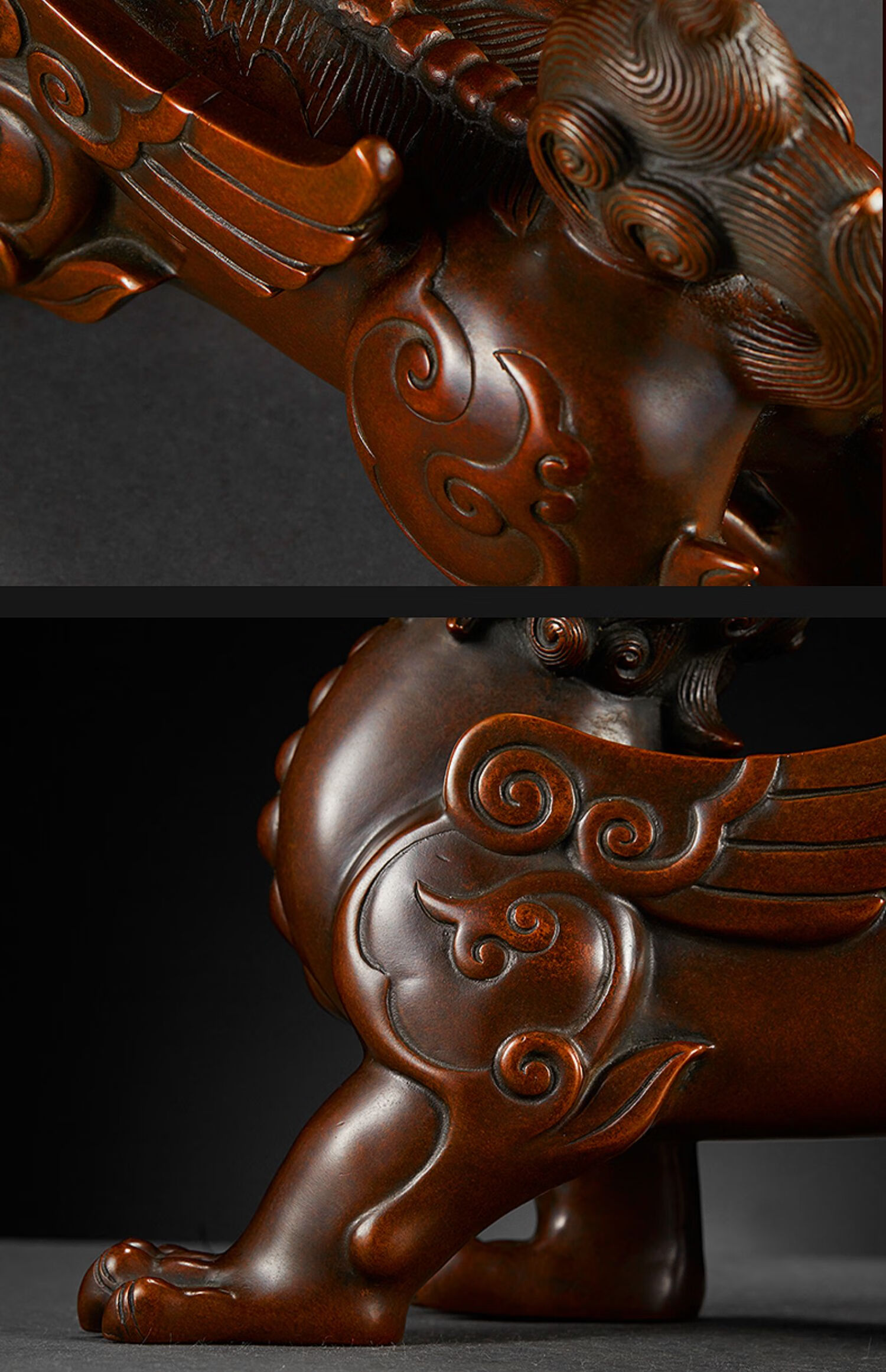 徐红军作品紫铜摆件天禄全铜摆件家居饰品工艺品新年元旦节过年礼物