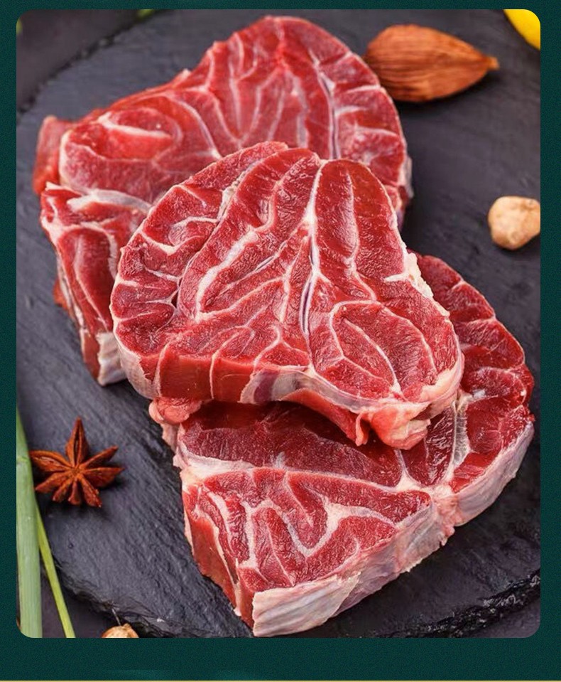 肉福记牛腱子肉2000g原切金钱腱腱芯整条新鲜黄牛肉生鲜进口草饲实惠4
