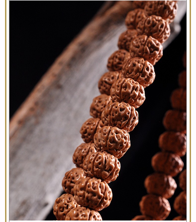 妙聚福南瓜桩蜂王爆肉小金刚菩提子108颗佛珠手串手链男士项链孤品