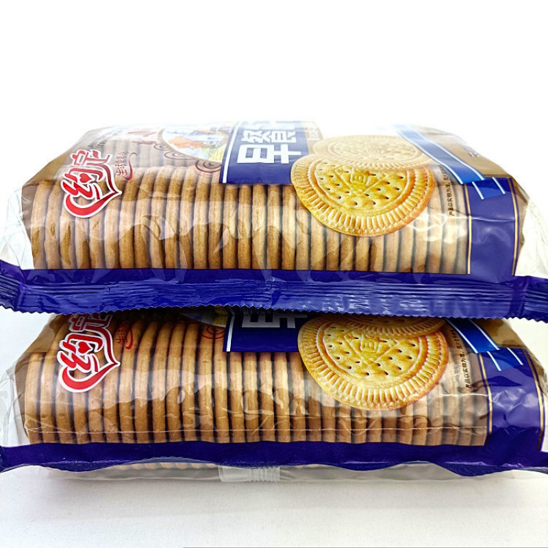 乐吧约定早餐饼干1斤500克饼干休闲食品办公室充饥糕点整箱 原味 2袋