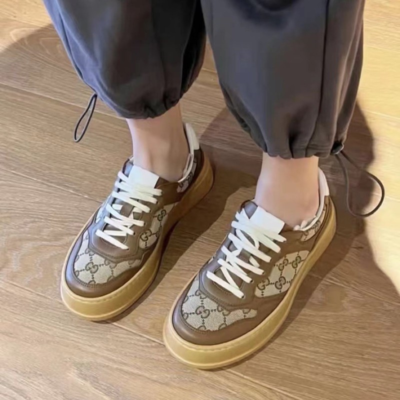 gucci古驰 女鞋 chunky b 饼干鞋 休闲板鞋 送人礼物/送礼推荐 676092