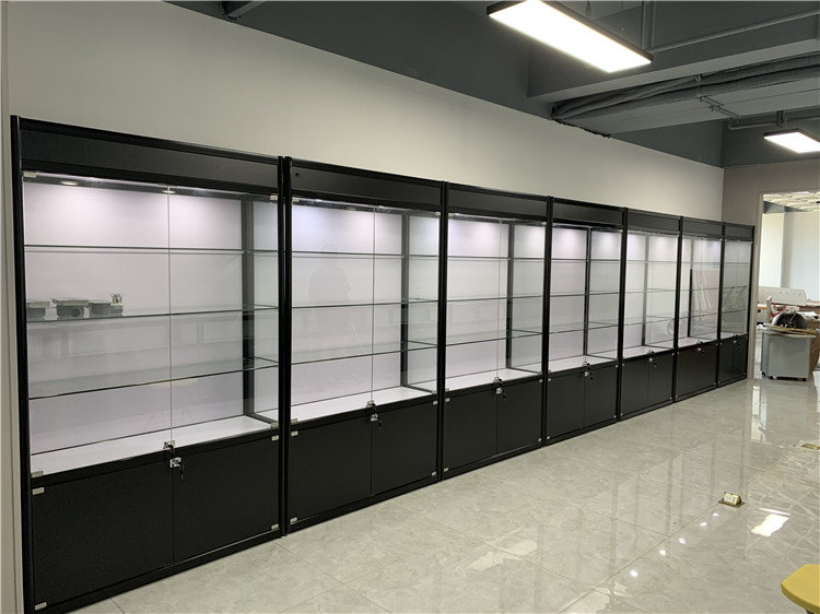 navcon 收藏柜样品展示柜产品积分兑换礼品奖品柜证书奖杯透明玻璃