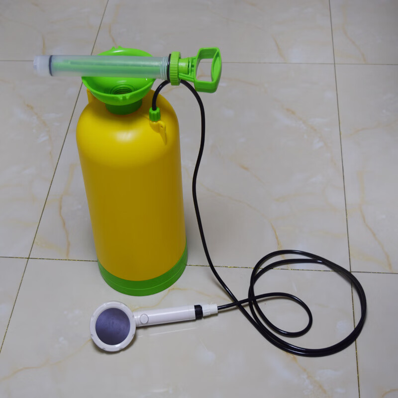 洗澡农村家用租房户外自吸便携式简易淋浴器热水 电动式淋浴器—充电
