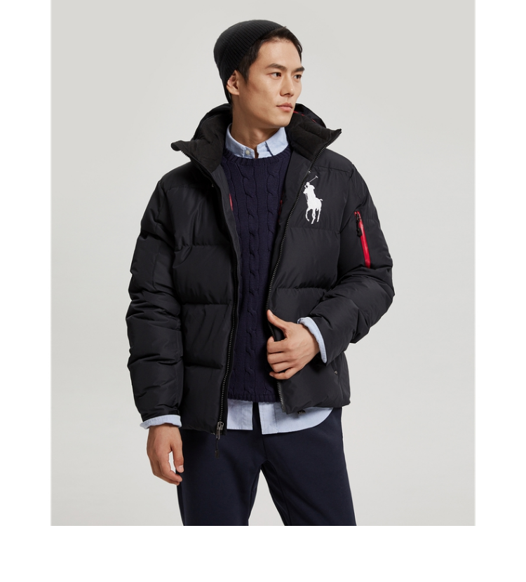 ralph lauren/拉夫劳伦男装 2021年秋冬羽绒服男rl14218 001-黑色 l