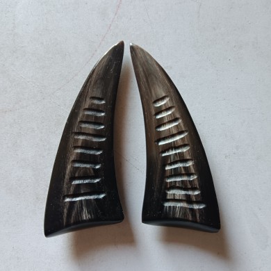 【京选推荐】真牛角九宫八卦圣卦道家法器法师用品牛角卦不可立ox【图