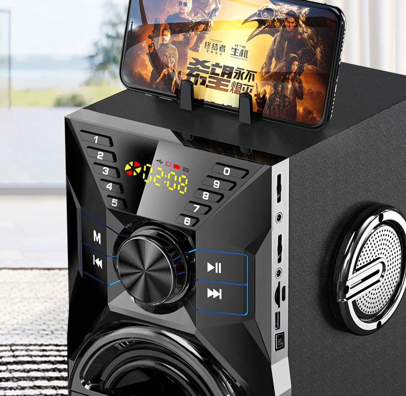 科凌k9移动手提广场舞音响带无线话筒便携式户外唱歌跳舞家庭k歌音箱