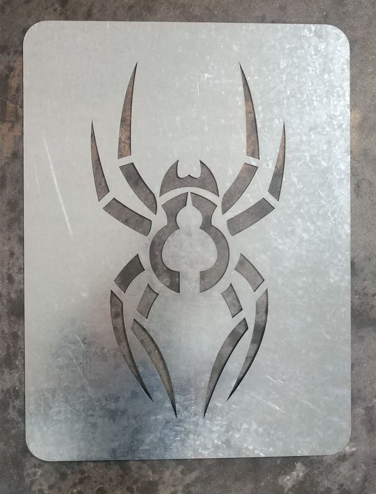 致巧玖亚迪定做铁皮不锈钢数字母镂空牌刻字空心字喷漆模板墙体广告字