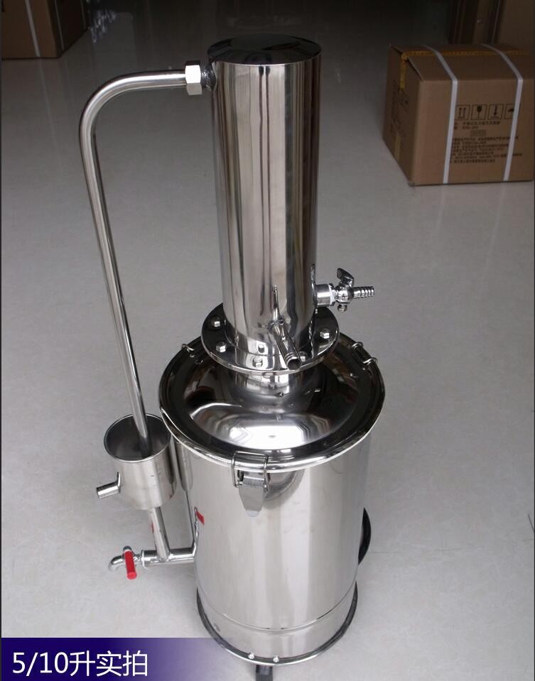 定制蒸馏水机器 蒸馏水制作机器畜牧养殖场实验室牙科304不锈钢蒸馏水