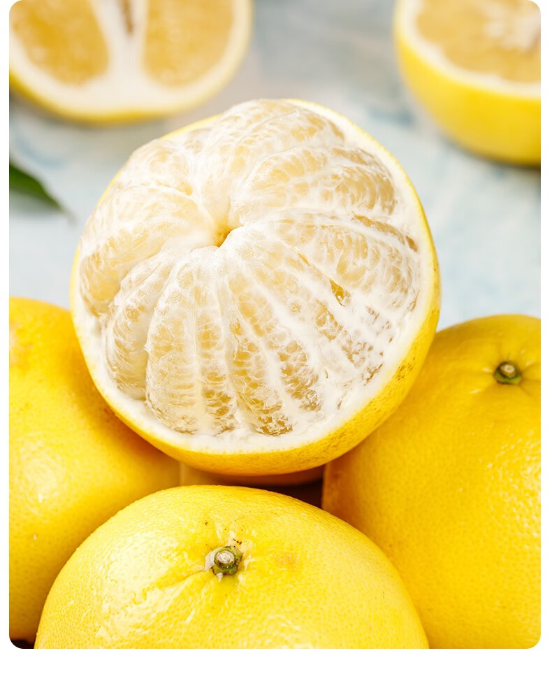 采蘩(jd物流)福建平和爆汁甜葡萄柚子9斤黄金密柚纯甜不酸台湾品种